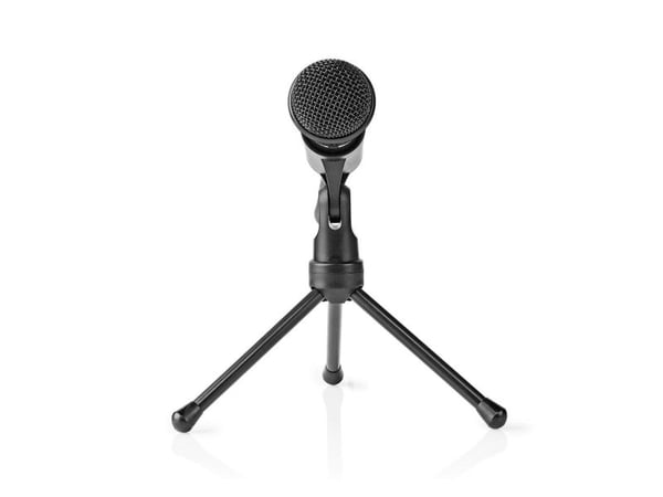 Nedis Microphone Nedis MICTJ100BK mikrofoni Musta kannettava mikrofoni mikrofoni