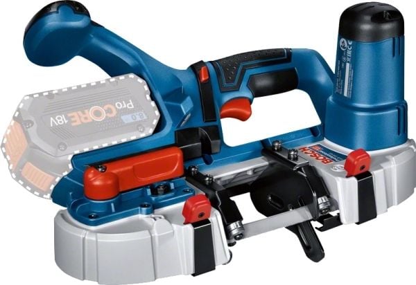 Blå Bosch 18V Båndsav GCB 18V-63 solo