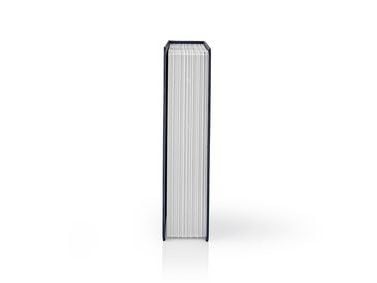 Nedis BOOKSEDM01BU, Bærbar safe, Blå, Sølv, Nøkkel, 1,6 l, 1,6 l, ABS, Stål