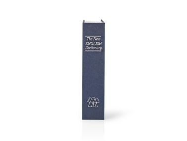 Nedis BOOKSEDM01BU, Bærbar safe, Blå, Sølv, Nøkkel, 1,6 l, 1,6 l, ABS, Stål