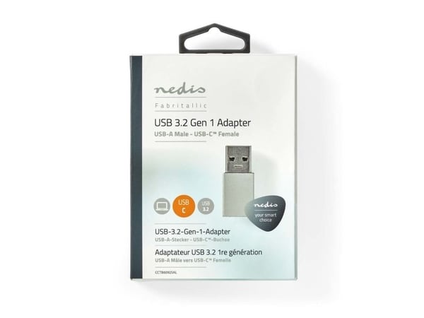 Nedis CCTB60925AL, USB A, USB C, Hopea