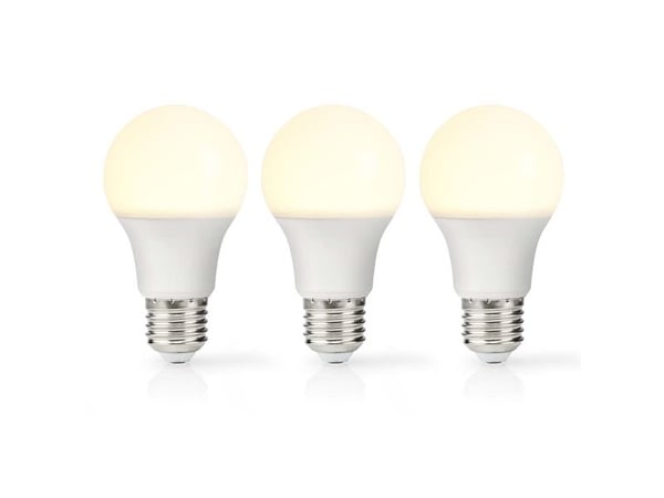 Nedis LBE27A603P3, 11 W, 80 W, E27, 1055 lm, 15000 timer, Varm hvit