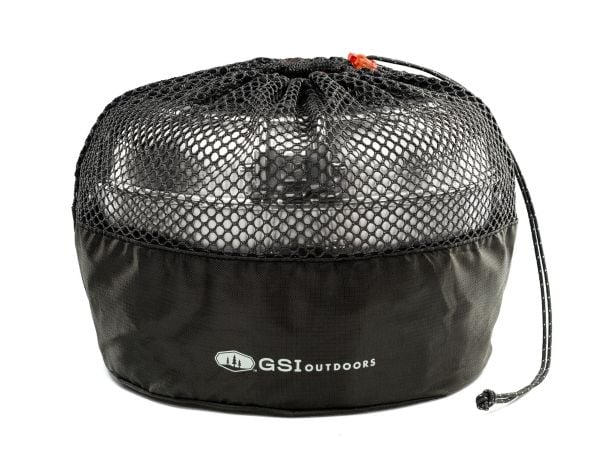 GSI Outdoors 68183, Setti, Ruostumaton teräs, Hopea, Oranssi, Silikoni, Ruostumaton teräs
