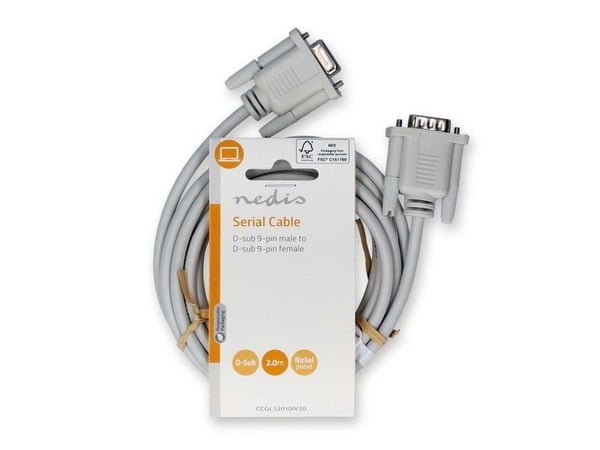 Nedis CCGL52010IV20, 2 m, VGA (D-Sub), VGA (D-Sub), Hunkjønn, Hankjønn, Elfenben