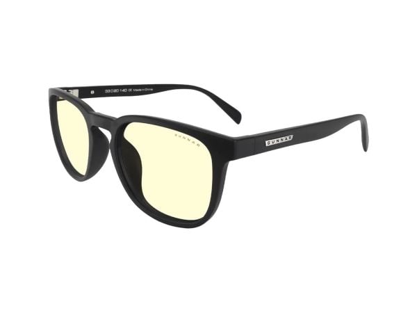 Gunnar Optiks OAK-00101, Unisex, firkant, Klassisk, Gult, Nylon, Rav
