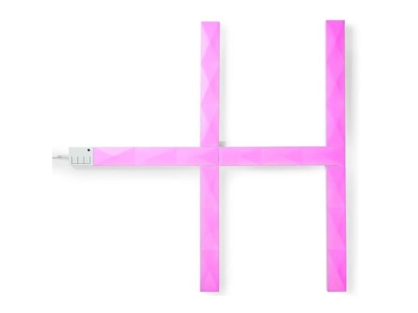 Nedis WIFILW06RGB, Smartpanel, Wi-Fi, Hvit, LED, Akrylonitril-butadien-styren (ABS), Polykarbonat (PC), SMD LED-modul