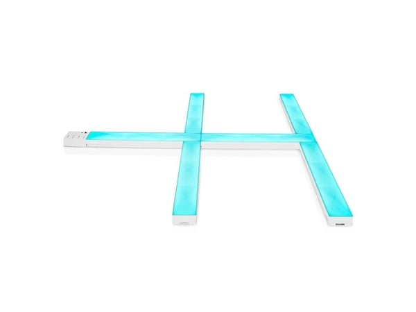 Nedis WIFILW06RGB, Smartpanel, Wi-Fi, Hvit, LED, Akrylonitril-butadien-styren (ABS), Polykarbonat (PC), SMD LED-modul