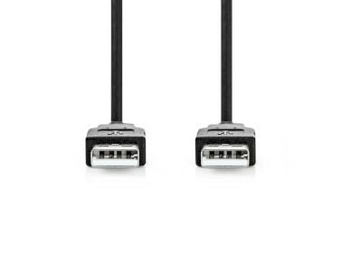 Nedis CCGL60000BK10, 1 m, USB A, USB A, USB 2.0, 0,48 Gbit/s, Sort
