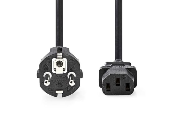 Nedis CEGL10030BK30, 3 m, Strömkontakt typ F, IEC 320