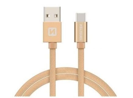 Swissten 71521204, 1,2 m, USB A, Micro-USB B, 480 Mbit/s, Gull