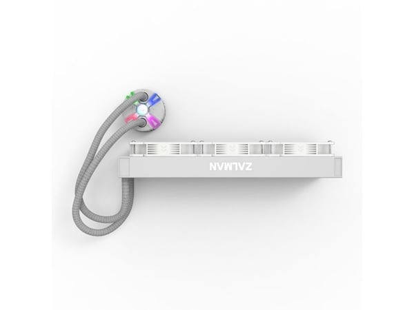 Zalman Reserator5 Z36 ARGB, Alt-i-ett væskekjøler, 12 cm, Hvit