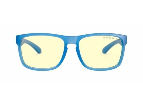 Gunnar Optiks Intercept, Unisex, Rektangel, Klassisk, Blå, Nylon, Rav