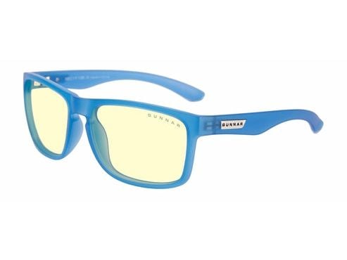 Gunnar Optiks Intercept, Unisex, Rektangel, Klassisk, Blå, Nylon, Rav