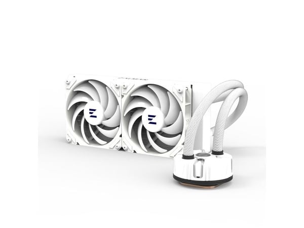 Zalman Reserator5 Z24 ARGB WHITE, alt-i-ett væskekjøler, 12 cm, hvit