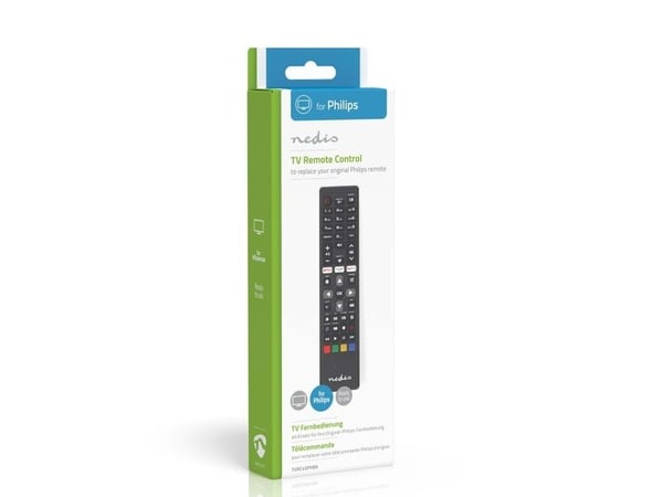 Nedis TVRC45PHBK, TV, IR Kabelfri, Trykknapper, Sort