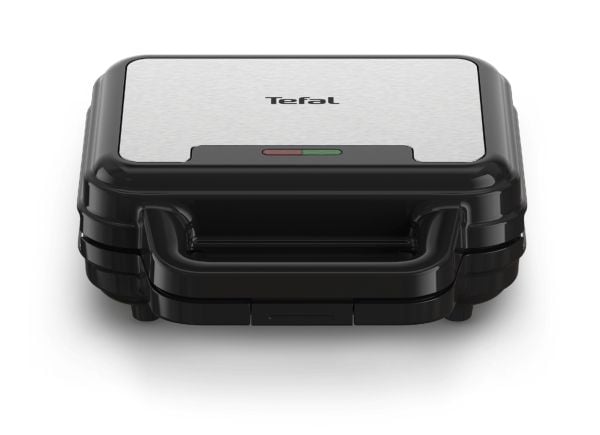 Tefal Ultra Compact SW383D10 - Sandwich maker / waffle maker / panini maker - 700 W - rustfritt stål
