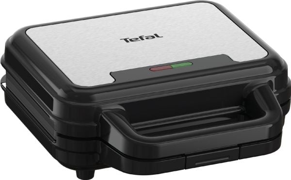 Tefal Ultra Compact SW383D10 - Sandwich maker / waffle maker / panini maker - 700 W - rustfritt stål