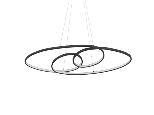 EGLO Gianella, Fleksibel montering, Sort, Hvit, Aluminium, Stål, Plast, IP20
