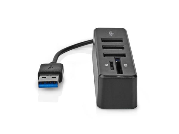 Nedis - Hubb - 3 x USB 2.0 - skrivbordsmodell