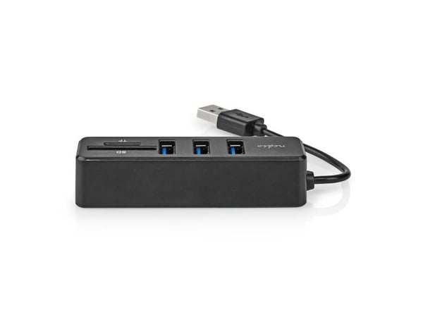 Nedis - Hubb - 3 x USB 2.0 - skrivbordsmodell