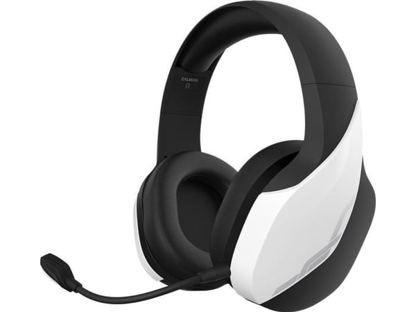 Zalman HPS700 White, Trådløs, Spilling, 290 g, Hodesett, Hvit