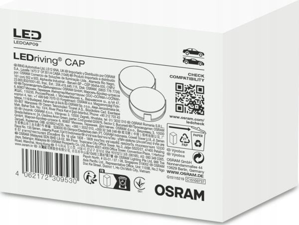 Osram LEDdriving CAP H7 LED-polttimoille