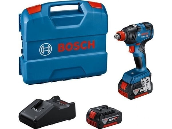 Bosch KOMBISLAGNØGLE GDX 18V-200 2X4AH L-CASE
