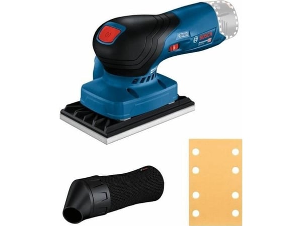 Bosch GSS 12V-13 PROFESSIONAL, Epäkesko hiomakone, Kiristin/tarranauha, musta, Sininen, Punainen, 6000 RPM, 1000 RPM, 12000 OPM - SOLO