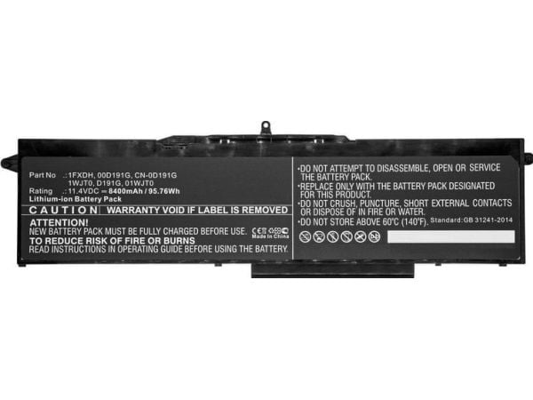 CoreParts - Batteri til bærbar PC (tilsvarer: Dell 01WJT0, Dell 0D191G, Dell 1FXDH, Dell 1WJT0, Dell CN-0D191G, Dell D191G) - 11.55 V - litiumion -...