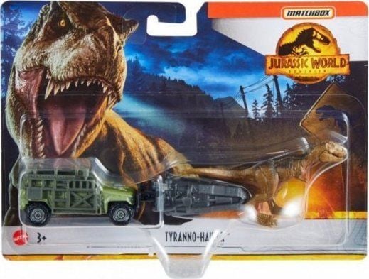 Matchbox Jurassic World Dinosaur Transporter Tyranno-Hauler kjøretøy