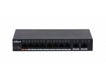 Dahua Technology PoE DH-PFS3010-8GT-96, Uhåndtert, Gigabit Ethernet (10/100/1000), Strøm over Ethernet (PoE)