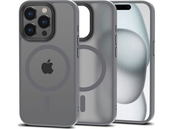 Tech-Protect MagMat MagSafe-deksel for iPhone 15 Pro - matt titan
