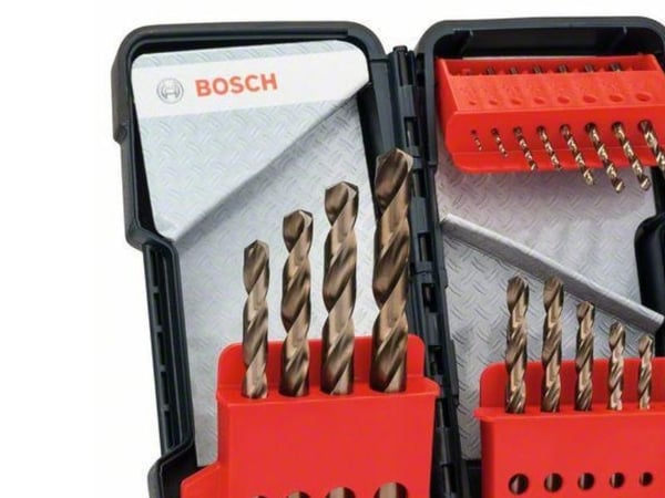 Bosch tarvikkeet 2607017047 HSS-Co Metallien kierreporanteräsarja 18 kpl 1 mm, 1,5 mm, 2 mm, 2,5 mm, 3 mm, 3,5 mm, 4 mm, 4,5 mm, 5 mm, 5,5 mm, 6 mm...