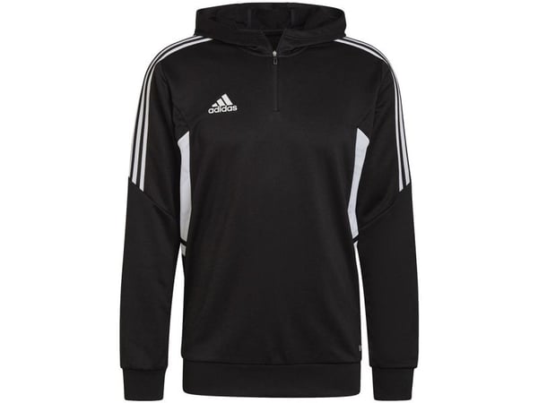 Herrebluse adidas Condivo 22 Track hettegenser svart HD7006 (S)