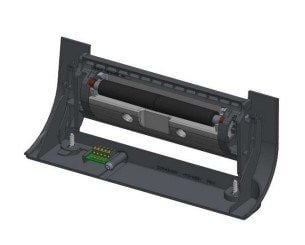 Zebra - Främre infattning för dispenser - för Zebra ZD621d