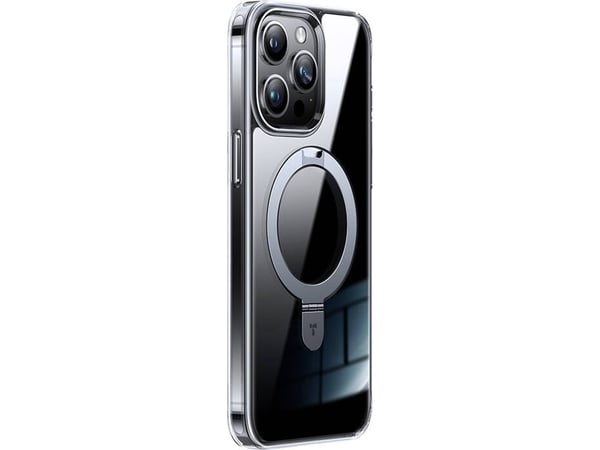 Torras Puhelinkotelo UPRO Ostand Clear iPhone 15 PRO (läpinäkyvä)