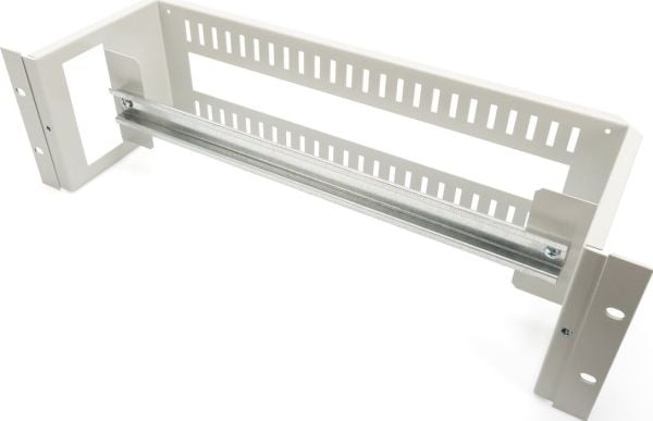 DIGITUS Professional DN-19-DIN-3U - DIN-skinnemonteringssett - lysegrå, RAL 7035 - 3U - 19"
