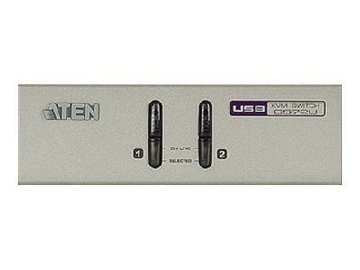 ATEN CS72U - KVM-kytkin - 2 x KVM-portti(t) - 1 lokalbruger - työpöytätietokoneet