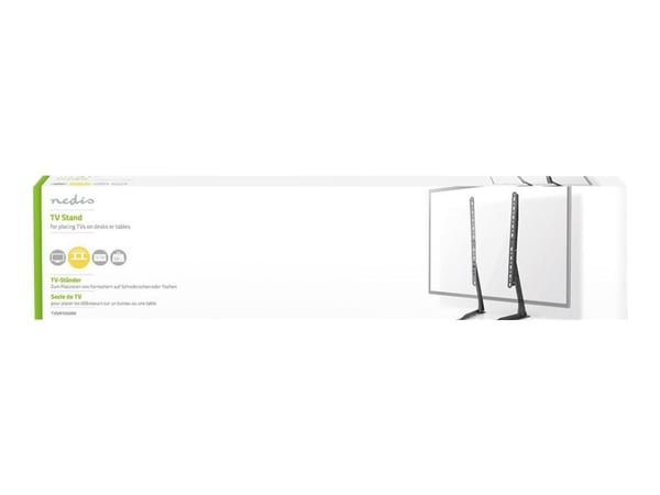 Nedis - Stativ - for flatpanel - stål - svart - skjermstørrelse: 13"-70" - skrivebord