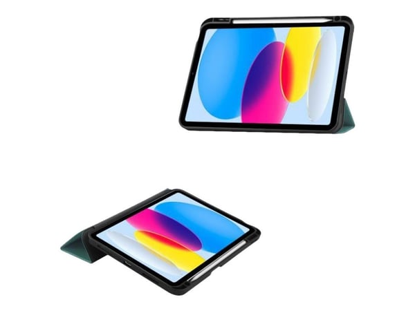 CoreParts - Lommebok for nettbrett - tri-fold caster, built-in S Pen holder, auto-wake function - polyuretanlær, termoplast-polyuretan (TPU) - mørk...