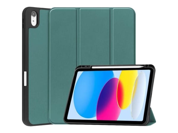 CoreParts - Lommebok for nettbrett - tri-fold caster, built-in S Pen holder, auto-wake function - polyuretanlær, termoplast-polyuretan (TPU) - mørk...