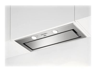 AEG DGE5861HM - Kåpa - huv - Fördjupning - bredd: 72.3 cm - djup: 27.3 cm - utsug och återcirkulering (-) - rostfritt stål