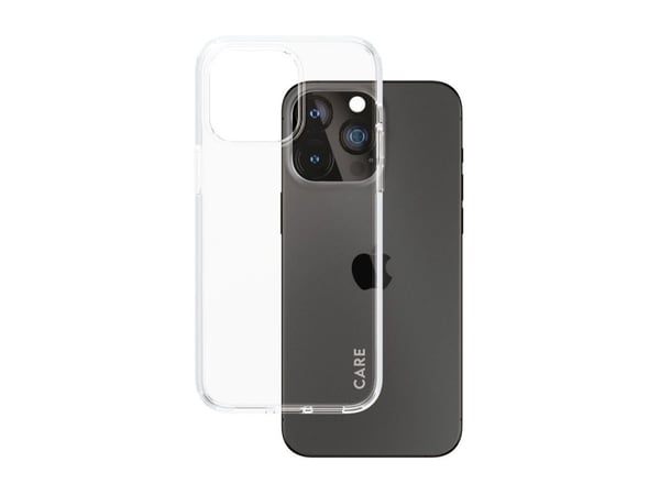 CARE by PanzerGlass Urban Combat - Baksidedeksel for mobiltelefon - clear frame - MagSafe-samsvar - resirkulert plast - gjennomsiktig, blank - for ...
