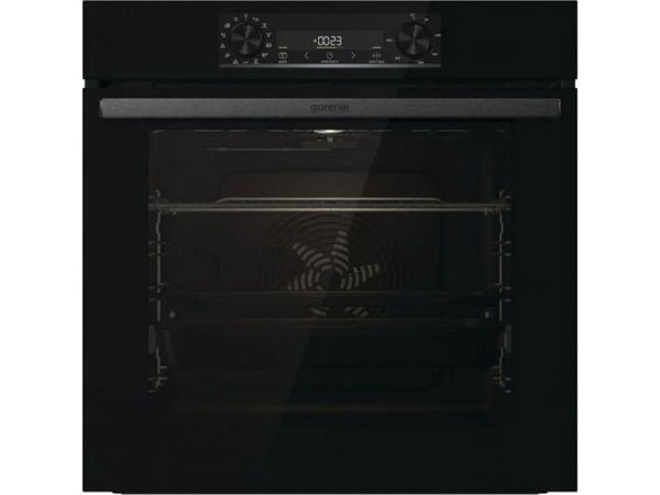 Gorenje Essential BOS6737E06FBG - Ovn - med dampfunksjon - innebygd - fordypning - bredde: 56 cm - dybde: 55 cm - høyde: 59 cm - med selvrens - Kla...