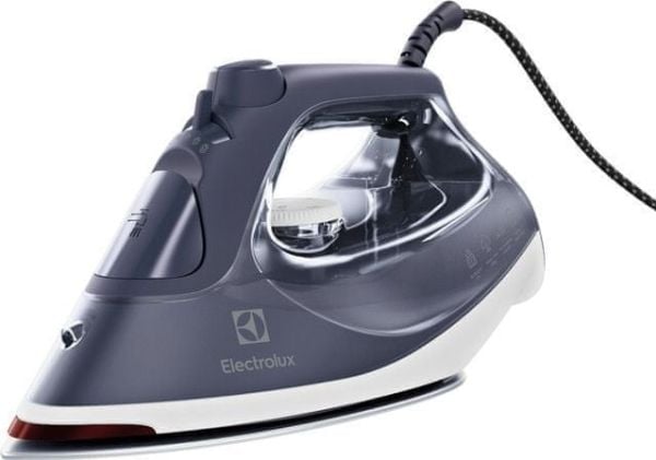 Electrolux E6SI1-2MN, Tørr & dampstrykejern, 1,95 m, 160 g/min, Marineblå, 40 g/min, 0,33 l