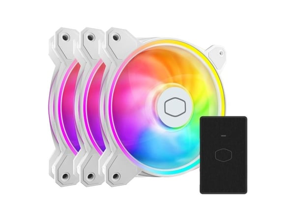 Cooler Master MasterFan MF120 Halo2 3in1 Valkoinen