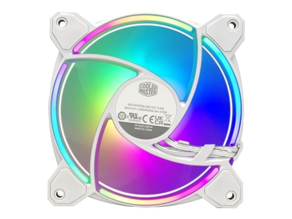 Cooler Master MasterFan MF120 Halo2 3in1 Valkoinen