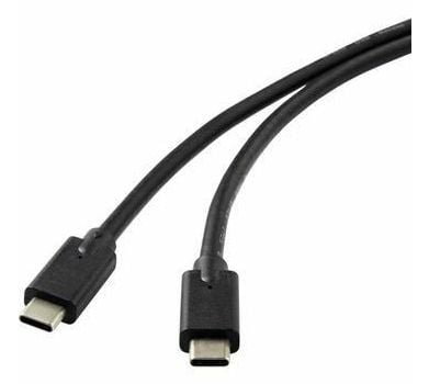 MicroConnect - USB-kabel - USB-C (hann) til USB-C (hann) - USB 3.2 Gen 2 - 1 m - USB Power Delivery (100 W) - svart