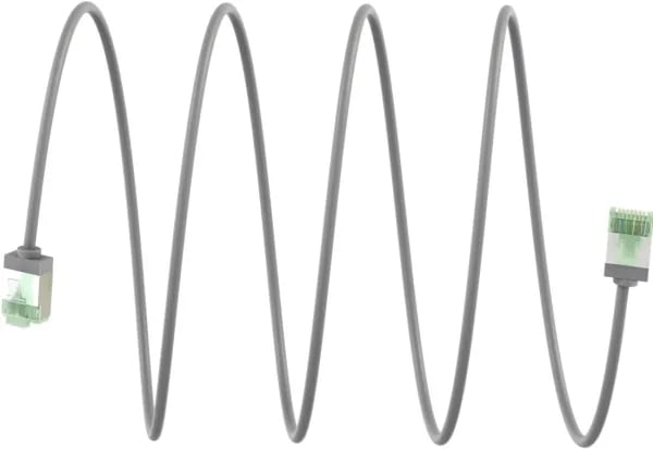 Goobay 74349, 5 m, Cat8.1, U/FTP (STP), RJ-45, RJ-45, Grå