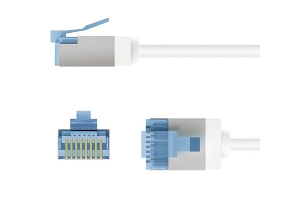 Goobay 74340, 10 m, Cat6a, U/FTP (STP), RJ-45, RJ-45, Vit
